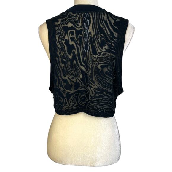 Lululemon All Yours Crop Tank Top Veil Black Size 6 - Picture 7 of 11